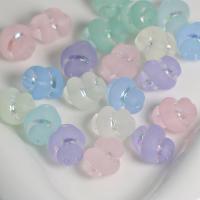Frosted akryl perler, du kan DIY, flere farver til valg, 12x14mm, Ca. 500pc'er/Bag, Solgt af Bag