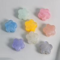 Čudo akril perle, Cvijet, možete DIY, više boja za izbor, 15.30x6.70mm, Približno 480računala/Torba, Prodano By Torba