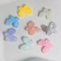 Miracle Akril gyöngyök, Pillangó, DIY, több színt a választás, 21x17.70x5.90mm, Kb 450PC-k/Bag, Által értékesített Bag