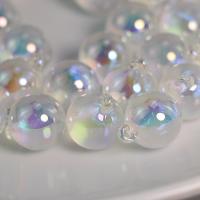 Acrylic Pendants, Round, DIY, clear, 16mm, Approx 100PCs/Bag, Sold By Bag