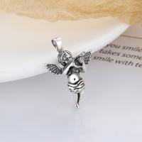 925 Sterling Silver Drop &  Dangle Earrings Angel Antique finish DIY nickel lead & cadmium free Sold By PC