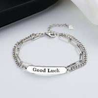 925 Sterling Silver Bangle Bracelet with 1.18inch extender chain Antique finish fashion jewelry & for woman nickel lead & cadmium free Length Approx 6.3 Inch Sold By PC