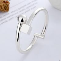 925 Sterling Silver Bangle Bracelet Antique finish fashion jewelry & Unisex nickel lead & cadmium free Inner Approx 52mm Sold By PC