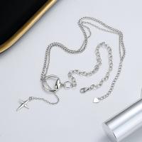 925 Sterling Silver Necklaces, with 1.97inch extender chain, Antique finish, fashion jewelry & for woman, nickel, lead & cadmium free, Length:Approx 15.75 Inch, Sold By PC