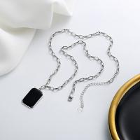 Серебряное ожерелье, 925 пробы, с 1.97inch наполнитель цепи, ювелирные изделия моды & Женский, не содержит никель, свинец, длина:Приблизительно 17.72 дюймовый, продается PC