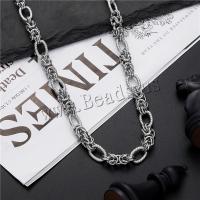 Sweater Chain Necklace Titanium Steel fashion jewelry & Unisex Sold By PC