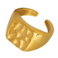 Titantium Steel δάχτυλο του δακτυλίου, Titanium Steel, επιχρυσωμένο, κοσμήματα μόδας & για άνδρες και γυναίκες, περισσότερα χρώματα για την επιλογή, 13mm, Μέγεθος:7, Sold Με PC