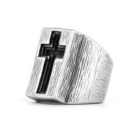 Titanium Steel Finger Ring, polished, vintage & different size for choice & for man, Sold By PC