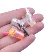 Mobile Phone DIY Decoration, Resin, Cup, mixed colors, 28x17mm, Sold By PC