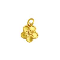 Brass Jewelry Pendants, Flower, high quality plated, DIY, more colors for choice, 10PCs/Lot, Sold By Lot