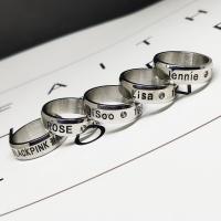 Rhinestone нержавеющей стали палец кольцо, Нержавеющая сталь 304, Другое покрытие, Мужская & разные стили для выбора & инкрустированное микро стразы, оригинальный цвет, внутренний диаметр:Приблизительно 18mm, продается PC