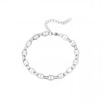 Titanium Steel Bracelet & Bangle with 3CM extender chain plated for woman Length Approx 16 cm Sold By PC