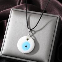 Evil Eye smykker halskæde, Lampwork, håndlavet, Vintage & folk stil, flere farver til valg, Solgt af PC