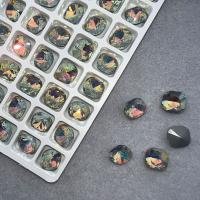 3D L'art des ongles Décoration, verre, DIY, plus de couleurs à choisir, 10x10mm, 45PC/lot, Vendu par lot