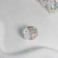 Perles  acrylique plaqué , DIY, plus de couleurs à choisir, 13.30x18mm, Environ 100PC/sac, Vendu par sac