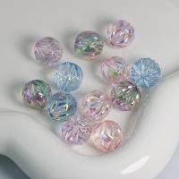 Plated Acrylic Beads, DIY, more colors for choice, 15.50mm, Approx 100PCs/Bag, Sold By Bag
