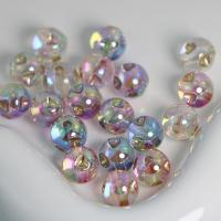 Plated Acrylic Beads Round DIY 12mm Approx Sold By Bag