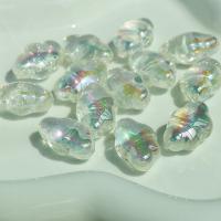 Belagte akryl perler, Cloud, du kan DIY, flerfarvede, 26.70x17x14mm, Ca. 100pc'er/Bag, Solgt af Bag
