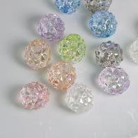 Perles  acrylique plaqué , DIY, plus de couleurs à choisir, 19x22mm, Environ 100PC/sac, Vendu par sac