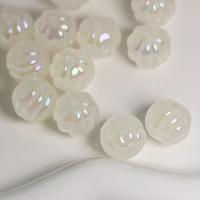 Acrylic Beads, Pumpkin, DIY & luminated, 16mm, Approx 100PCs/Bag, Sold By Bag