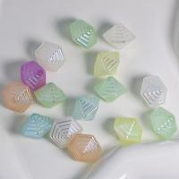 acrilico grânulos, miçangas, DIY & luminosa, cores misturadas, 15x18mm, Aprox 100PCs/Bag, vendido por Bag