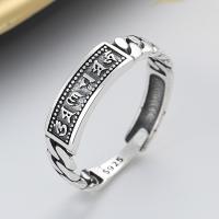 925 Sterling Silver Finger Rings Antique finish fashion jewelry & for woman nickel lead & cadmium free Sold By PC