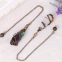 Gemstone Pendants Jewelry with Brass Length Approx 9.17 Inch Sold By PC