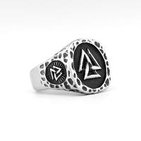 Titanium Čelik Finger Ring, uglađen, modni nakit & različite veličine za izbor & za čovjeka, Prodano By PC