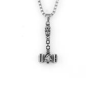 Титановые стали ожерелье, титан, полированный, ювелирные изделия моды & разные стили для выбора & Мужский, 49.40x21.70mm, длина:60 см, продается PC