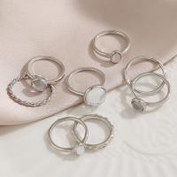 Zinc Alloy Ring Set fashion jewelry & for woman & with rhinestone nickel lead & cadmium free Sold By Set