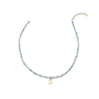 Seedbead collier, avec fer, avec 5cm chaînes de rallonge, fait à la main, bijoux de mode & unisexe, plus de couleurs à choisir, Longueur:Environ 35.5 cm, Vendu par fixé