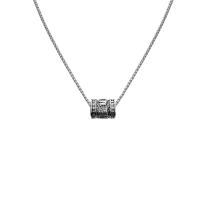 Acier titane collier, bijoux de mode & pour homme, couleur originale, Longueur:Environ 23.6 pouce, Vendu par PC