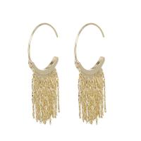 Fashion Fringe Earrings, Tibetan Style, plated, fashion jewelry & for woman, more colors for choice, 20x42mm, Sold By Pair