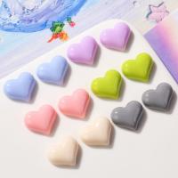 Mobile Phone DIY Decoration, Resin, Heart, epoxy gel, more colors for choice, 19x16mm, Sold By PC