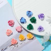 Mobile Phone DIY Decoration, Resin, Flower, epoxy gel, more colors for choice, 23x23mm, Sold By PC