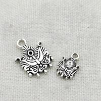 Tibetan Style Pendants, antique silver color plated, vintage & DIY & different size for choice, more colors for choice, nickel, lead & cadmium free, Approx 100PCs/Bag, Sold By Bag
