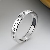 Solidny srebrny pierścień, 925 Srebro, biżuteria moda & dla kobiety, bez zawartości niklu, ołowiu i kadmu, 4.2mm, sprzedane przez PC