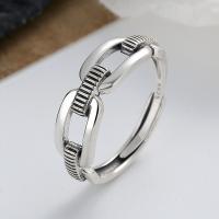 925 Sterling Silver Finger Rings, Antique finish, fashion jewelry & different styles for choice & for woman & hollow, nickel, lead & cadmium free, Sold By PC