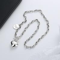925 Sterling Silver Necklaces, Antique finish, fashion jewelry & for woman, nickel, lead & cadmium free, Length:Approx 17.71 Inch, Sold By PC