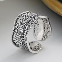 Solidny srebrny pierścień, 925 Srebro, biżuteria moda & dla obu płci & pusty, bez zawartości niklu, ołowiu i kadmu, 11.7mm, sprzedane przez PC