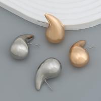 Øreringe smykker, Kobber Coated Plastic, forgyldt, mode smykker & for kvinde, flere farver til valg, 29x19mm, Solgt af par