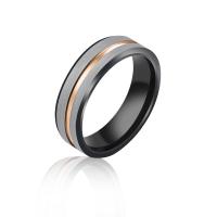 Ring Finger Titantium stali, obyty, biżuteria moda & różnej wielkości do wyboru & dla człowieka, 8mm, sprzedane przez PC