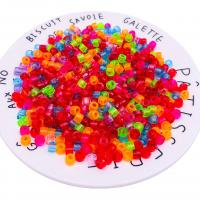 Plastic Beads, Polystyrene, Column, injection moulding, DIY & different size for choice, mixed colors, Sold By Bag