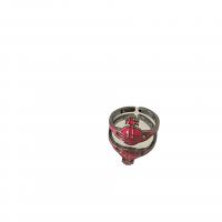 Tibetan Style Finger Ring, plated, for woman & enamel, more colors for choice, Sold By PC