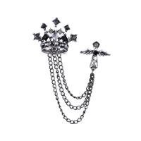 Fashion Brooch Jewelry Iron for man & with rhinestone nickel lead & cadmium free 3.5cmu00d72.8cm 2.4cmu00d72.5cm 9cm 11cm 13cm Sold By PC