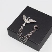 Zinc Alloy Brooches for man nickel lead & cadmium free 4.4cmu00d73.3cm Sold By PC