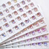 3D Nail Art Decoration, Glass, DIY, more colors for choice, 8x8mm, 84PCs/Lot, Sold By Lot