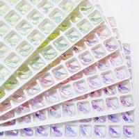 3D Nail Art Dekoration, Glas, Schmetterling, DIY, keine, 0.50x10mm, 84PCs/Menge, verkauft von Menge