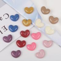 Celular Kit de bricolaje, resina, Corazón, engomada de gota, más colores para la opción, 20x16mm, Vendido por UD