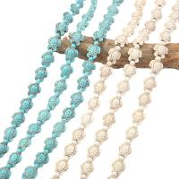 Perles turquoises, turquoise synthétique, DIY, plus de couleurs à choisir, 15x18mm, Longueur Environ 41-42 cm, 10Strandstoron/sac, Vendu par sac